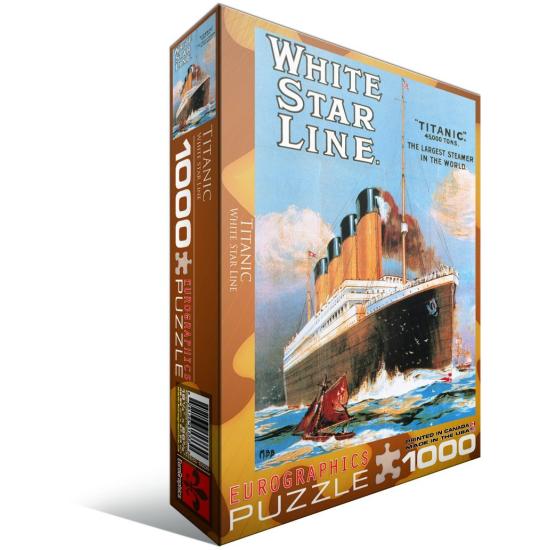 Puzzle Eurographics Titanic de 1.000 peças