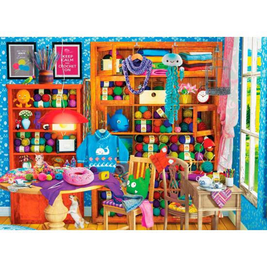 Puzzle Eurographics All You Knit is Love 1000 peças