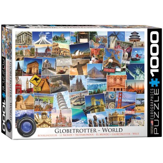 Puzzle Eurographics Globetrotter: O Mundo das 1000 Peças