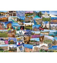 Puzzle Eurographics Globetrotter França 1000 peças