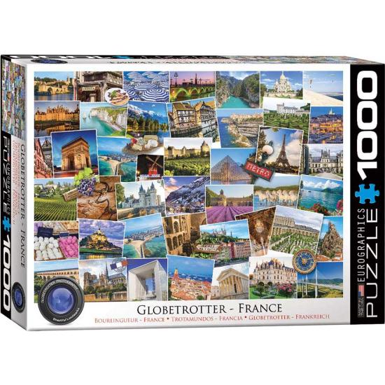 Puzzle Eurographics Globetrotter França 1000 peças