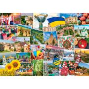 Puzzle Eurographics Globetrotter Ucrânia de 1000 Pçs