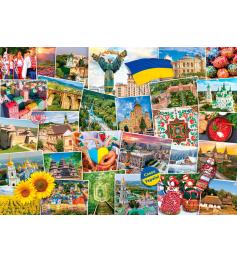 Puzzle Eurographics Globetrotter Ucrânia de 1000 Pçs