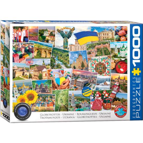 Puzzle Eurographics Globetrotter Ucrânia de 1000 Pçs