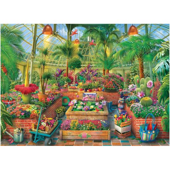 Puzzle Eurographics Jardim De Estufa 1000 Peças