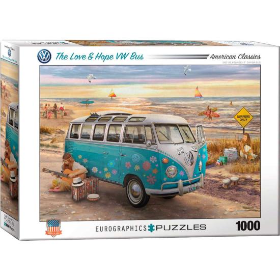 Puzzle de 1000 pés Eurographics Volkswagen Love and Hope