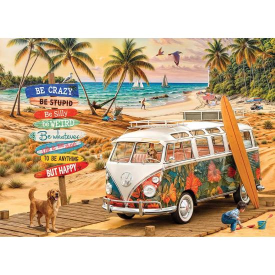Puzzle Eurographics Vw Seja Feliz 1000 Peças