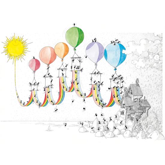 Fabio Vettori Puzzle arco-íris 1080 peças Fabio Vettori Puzzle arco-íris 1080 peças