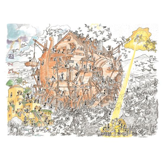 Puzzle Fabio Vettori Arca de Noé 1080 peças