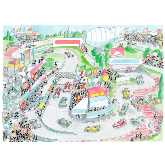 Puzzle Fabio Vettori Fórmula 1 de 1080 peças