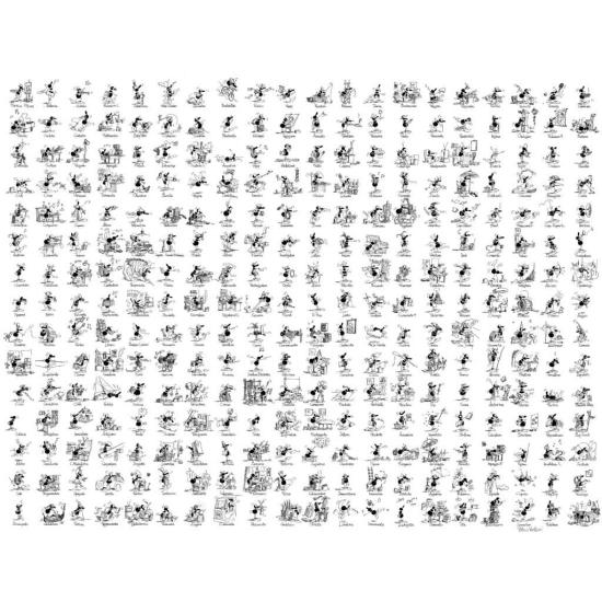 Puzzle Fabio Vettori Corridas de 1080 peças