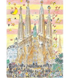 Puzzle Fabio Vettori Sagrada Familia, Barcelona de 1080 peças