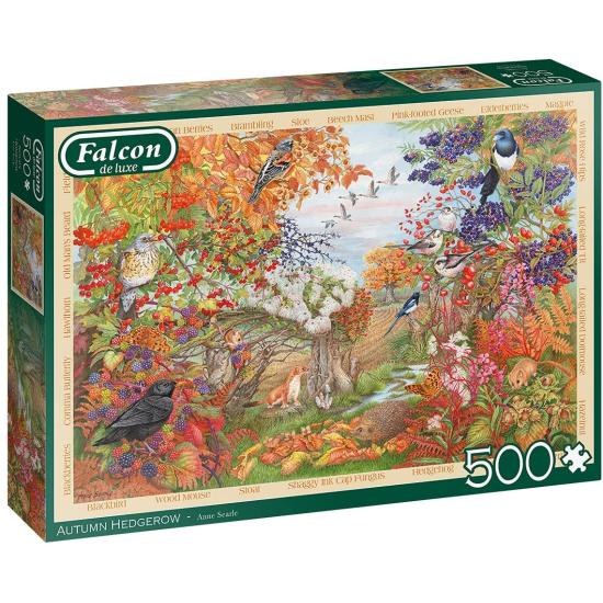 Puzzle Falcon Floresta de Outono de 500 Peças Puzzle Falcon Floresta de Outono de 500 Peças