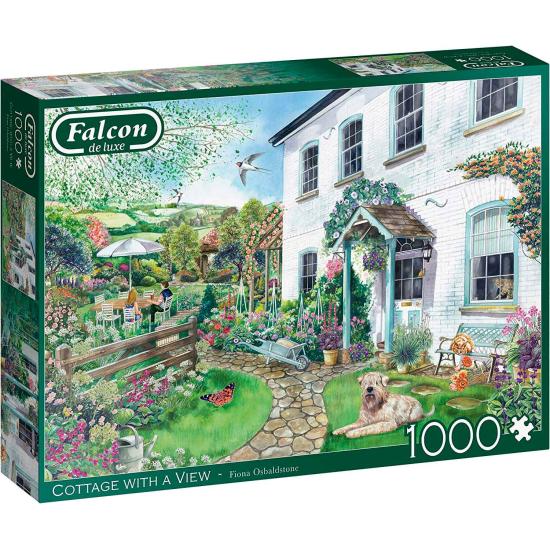 Puzzle Falcon Casinha com Vistas de 1000 Peças