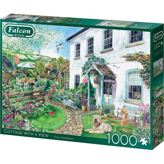 Puzzle Falcon Casinha com Vistas de 1000 Peças