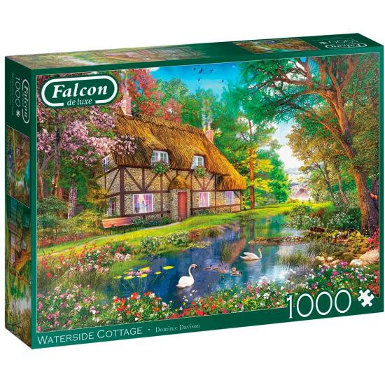 Puzzle Falcon Lakeside Cabin 1000 peças