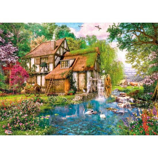 Puzzle de moinho Falcon Country House 1000 peças