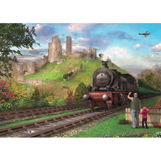 Puzzle Falcon Corfe Castle 2 x 500 peças
