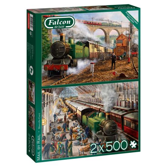 Falcon Mail By Train Puzzle 2 x 500 peças
