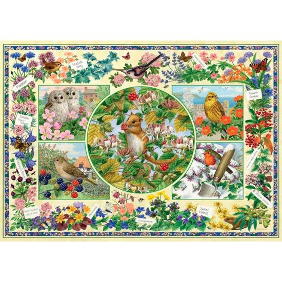 Puzzle Falcon The Country Garden 1000 peças