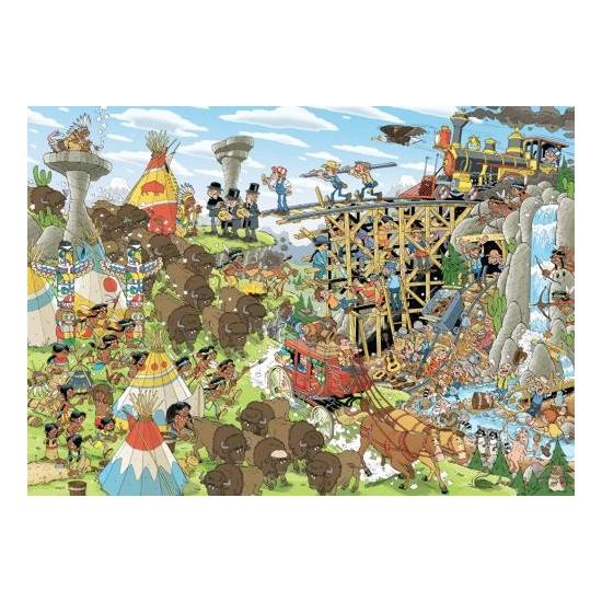 O Puzzle Jumbo de 1000 peças do Velho Oeste
