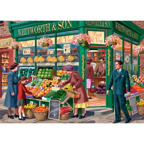Puzzle Falcon O Vendedor de Legumes 1000 Peças