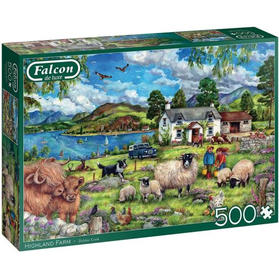 Puzzle Fazenda Falcão nas Montanhas 500 Peças Puzzle Fazenda Falcão nas Montanhas 500 Peças