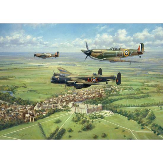 Puzzle Falcon Heroes 2 x 1000 peças