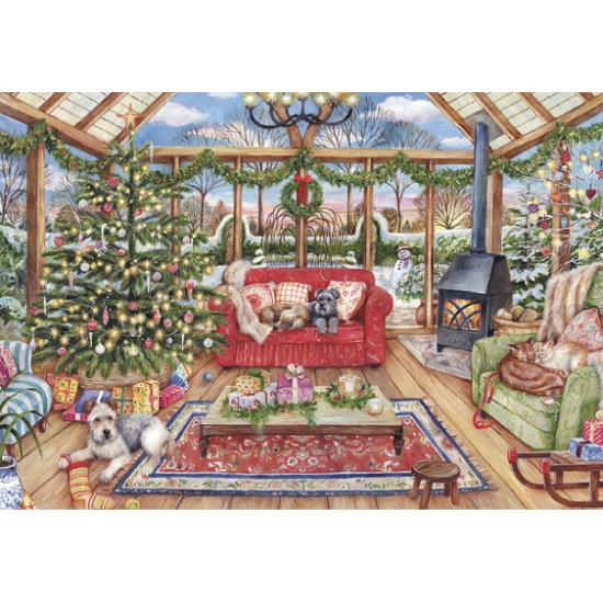 Puzzle Falcon Estufa no Natal 1000 Peças
