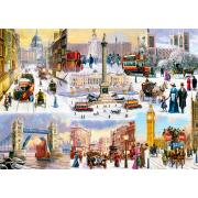 Falcon Winter em Londres Puzzle de 1000 peças