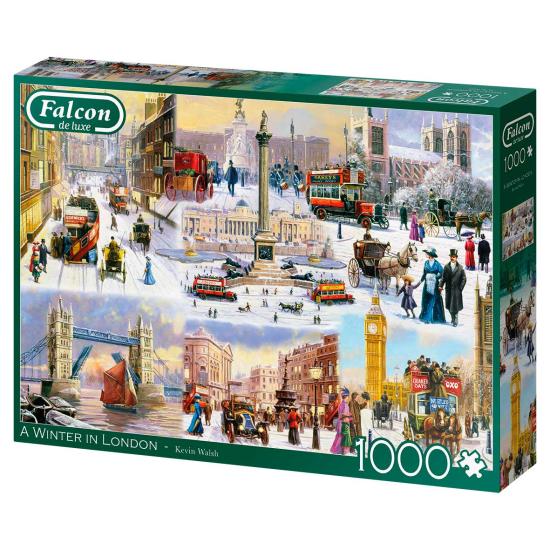 Falcon Winter em Londres Puzzle de 1000 peças