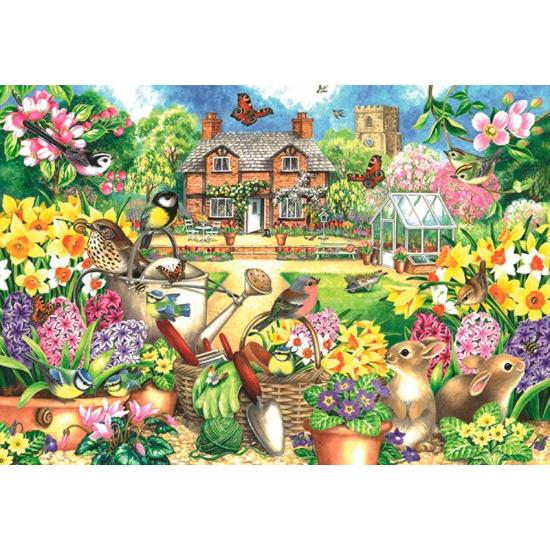 Puzzle Jardim Primavera Falcão 1000 Peças