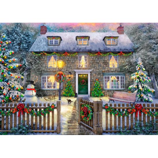 Puzzle Falcon The Country House no Natal 1000 Peças