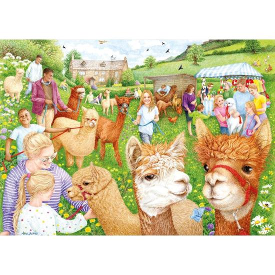 Puzzle Falcon A Fazenda Alpaca 1000 Peças