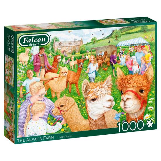 Puzzle Falcon A Fazenda Alpaca 1000 Peças