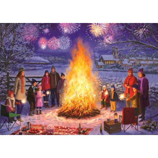 Puzzle Falcon A Noite das Fogueiras de 500 Peças