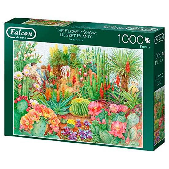 Amostra de Flores do Puzzle Falcon: Cacto do Deserto 1000 PCs