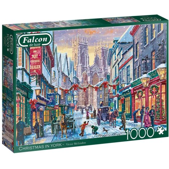 Puzzle de Natal do Falcão em Nova York 1000 Peças Puzzle de Natal do Falcão em Nova York 1000 Peças