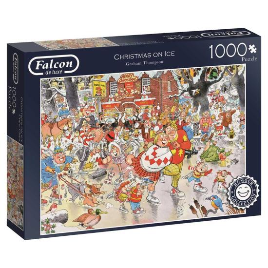 Puzzle Falcon Natal no Gelo 1000 Peças