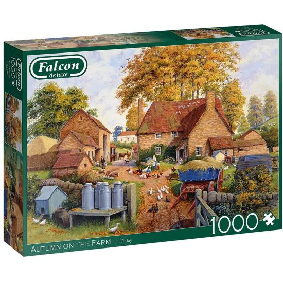 Puzzle Falcon Outono na Fazenda 1000 Peças Puzzle Falcon Outono na Fazenda 1000 Peças