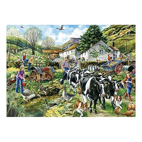 Puzzle Falcon Outro Dia na Fazenda 1000 Peças