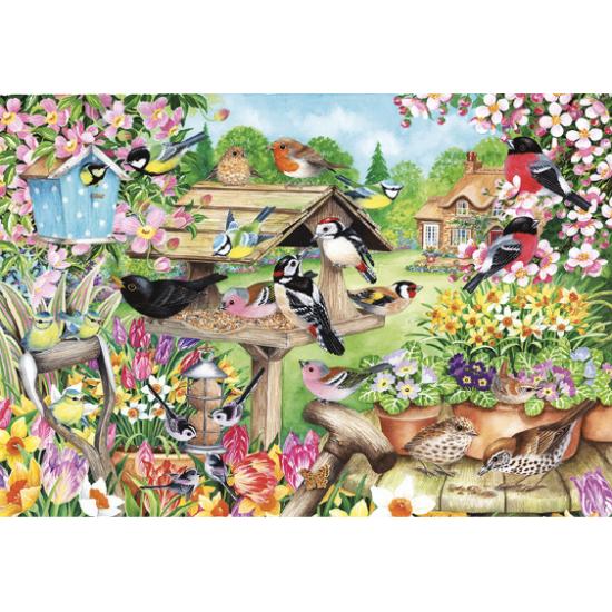 Puzzle Falcon Spring Garden Birds 500 peças
