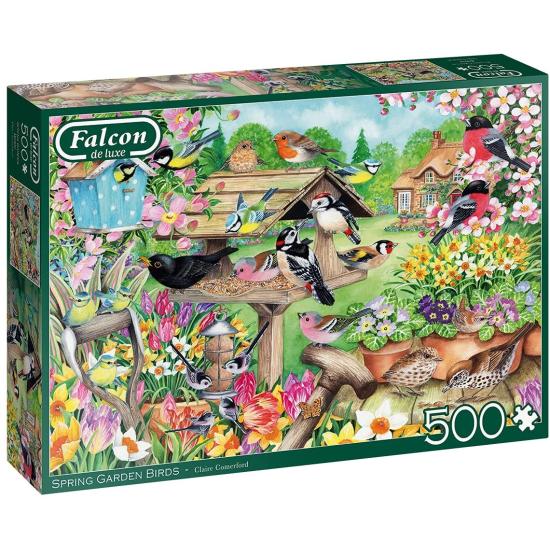 Puzzle Falcon Spring Garden Birds 500 peças
