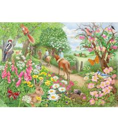 Puzzle de cavalo de passeio de falcão 1000 peças