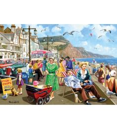 Puzzle Falcon Sidmouth Seafront 500 peças