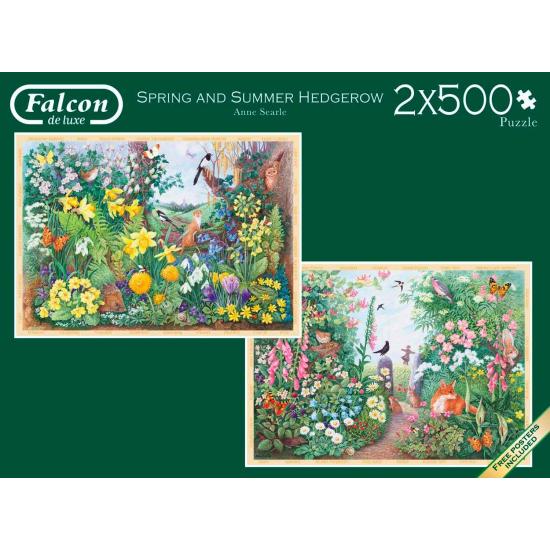 Puzzle Falcon Primavera e Verão 2 x 500 peças