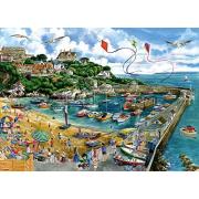 Puzzle Falcon Harbor Newquay 1000 peças