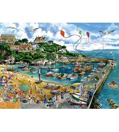 Puzzle Falcon Harbor Newquay 1000 peças