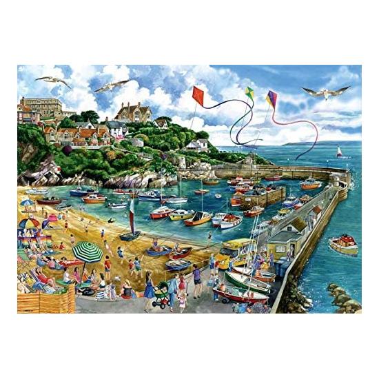 Puzzle Falcon Harbor Newquay 1000 peças