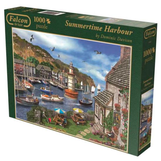 Puzzle Falcon Summer Harbor 1000 peças